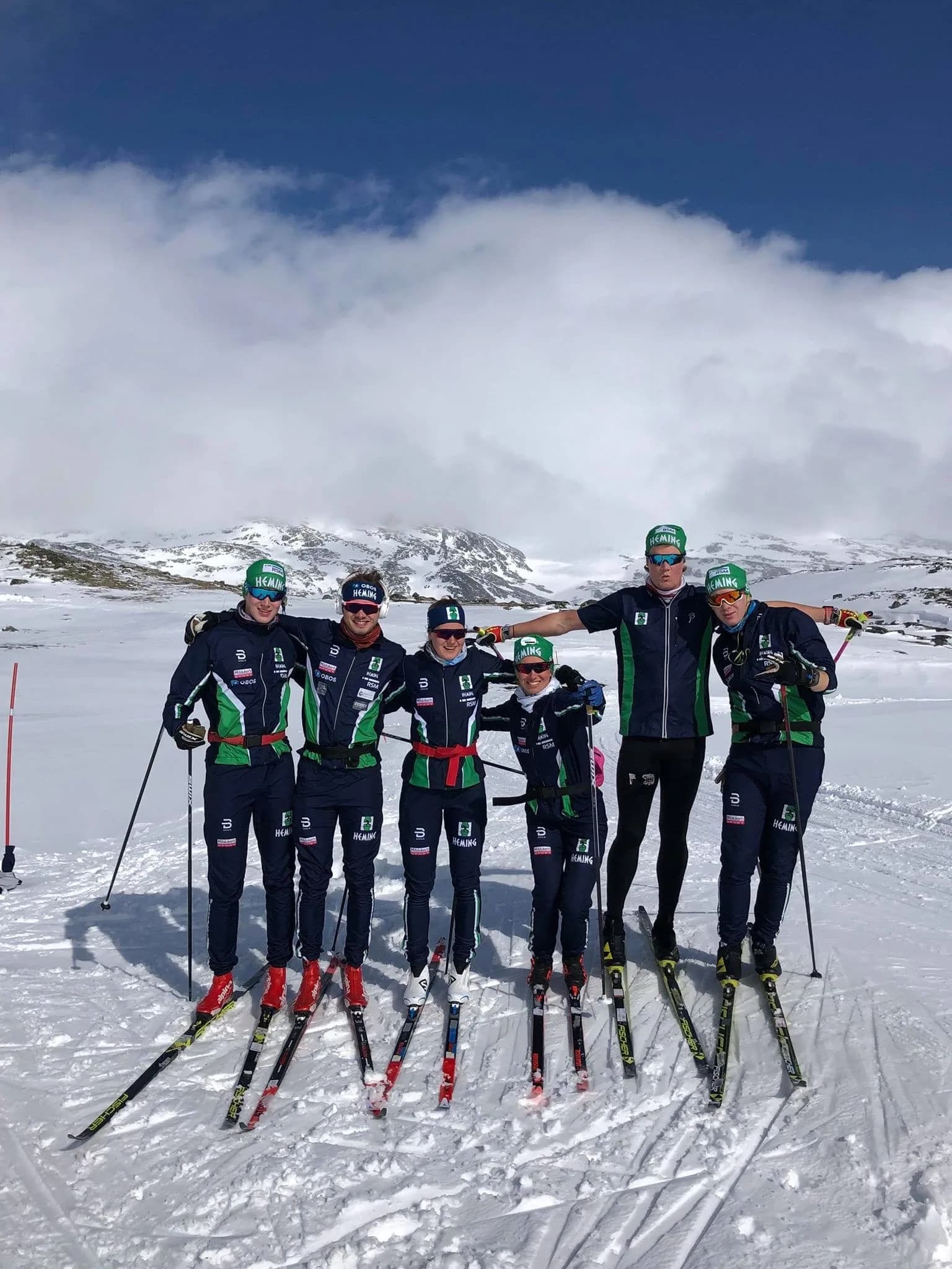 Heming Senior på langrenn-samling på Sognefjellet (foto: Erik-Chr Myhre)